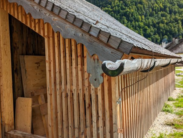 Wood Gutter Installation in Grove City