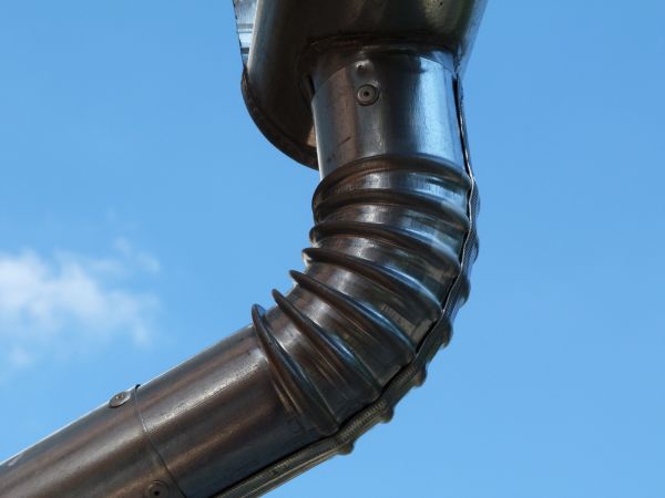Metal Downspout Installation in Grove City
